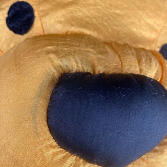 Vintage Disney Winnie the Pooh Nylon Plush Pillow 13” Play by Play 3D Face - Picture 3 of 9